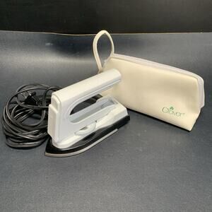 Vintage Clover Compact Craft Iron B-68SP Travel Corded Iron & Carry Pouch EUC